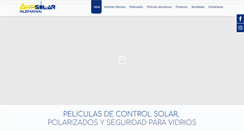 Desktop Screenshot of antisolaralemana.com.co